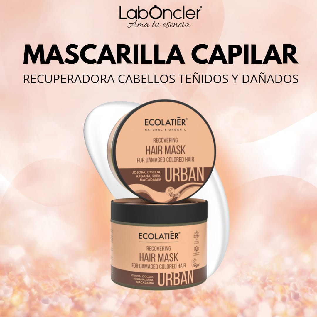 ECOLATIER Mascarilla Capilar Recuperadora para Cabellos Teñidos