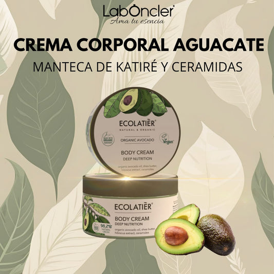 ECOLATIER Crema Corporal Nutrición Profunda Aguacate Ecológico