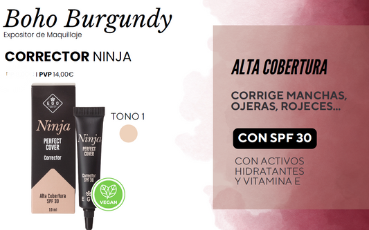 Ninja Corrector alta cobertura spf medio