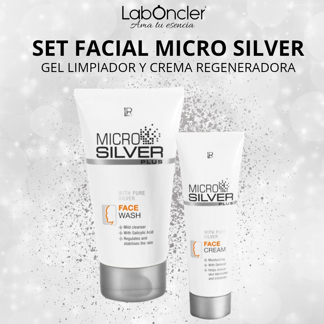 Set Facial Micro Silver Plus