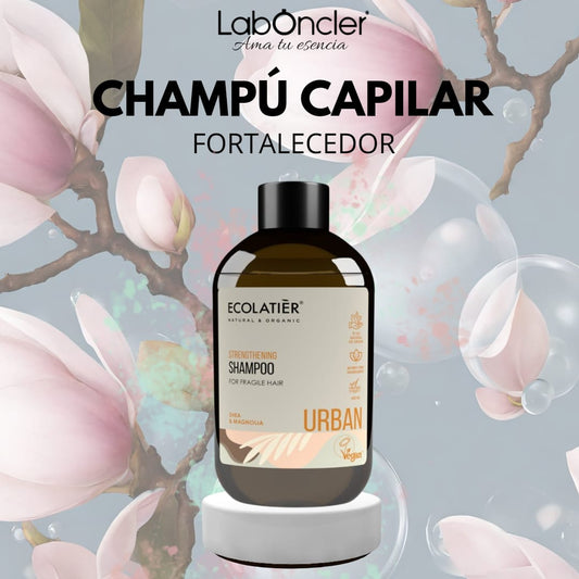 ECOLATIER Champú Fortalecedor Cabello Frágil, Karité y Magnolia
