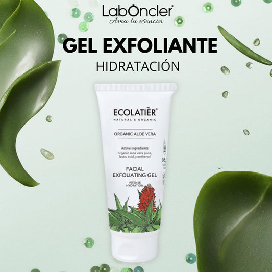 ECOLATIER Gel Exfoliante Facial Hidratación Intensa Aloe Vera